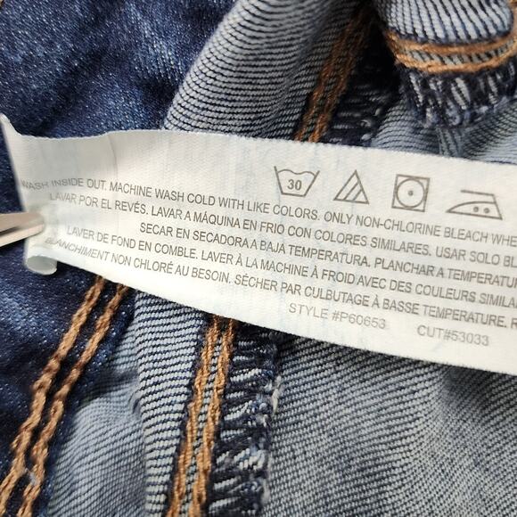 YMI Jeans Womens 9/29 Juniors Blue Distressed Mid Rise Skinny Ankle Stretch - Picture 6 of 12